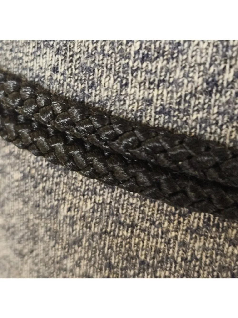 Cinch Belt Womens S/M Black Cord Animal Print Gold Metal Chain Detail 1980s - Picture 6 of 9